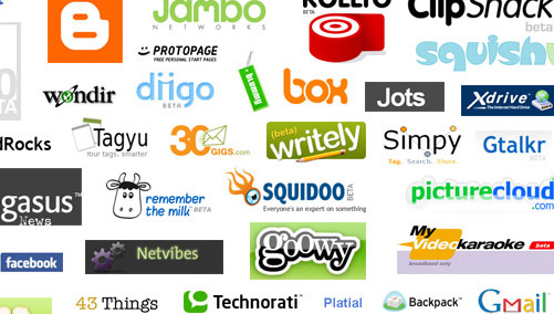 Web 2.0 Font Logos