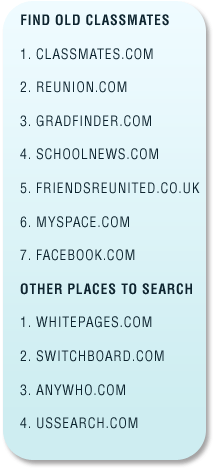 Classmate Search Websites