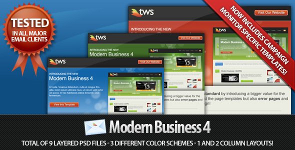 Modern Business Email HTML Template Modern Business Email HTML Template