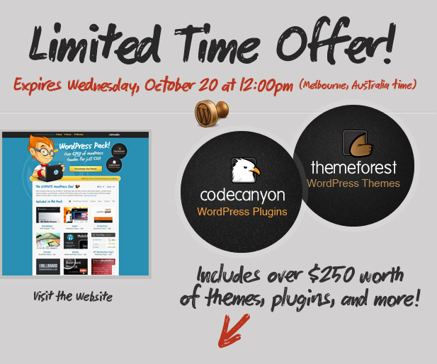 $250 Worth of WordPress Themes, Plugins & More for $30!