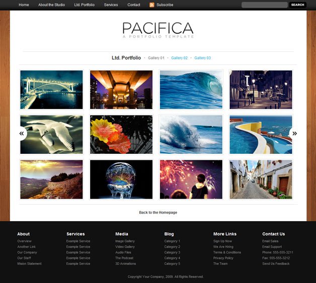Photography Website Templates