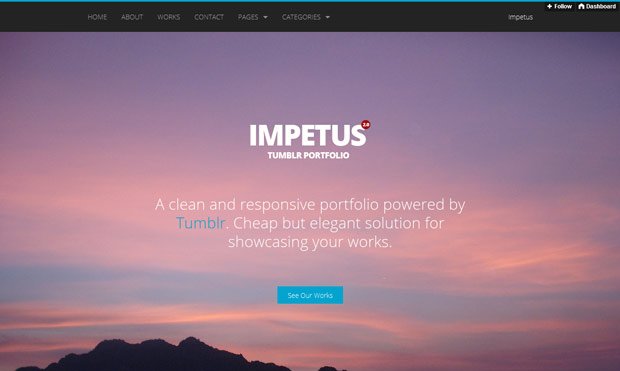 impetus tumblr theme