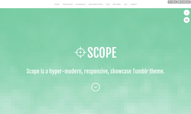 scope tumblr theme