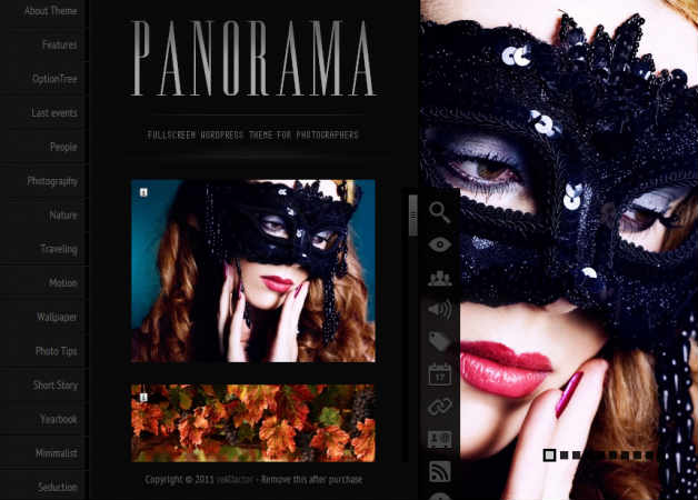 panorama Photography Theme for WordPress