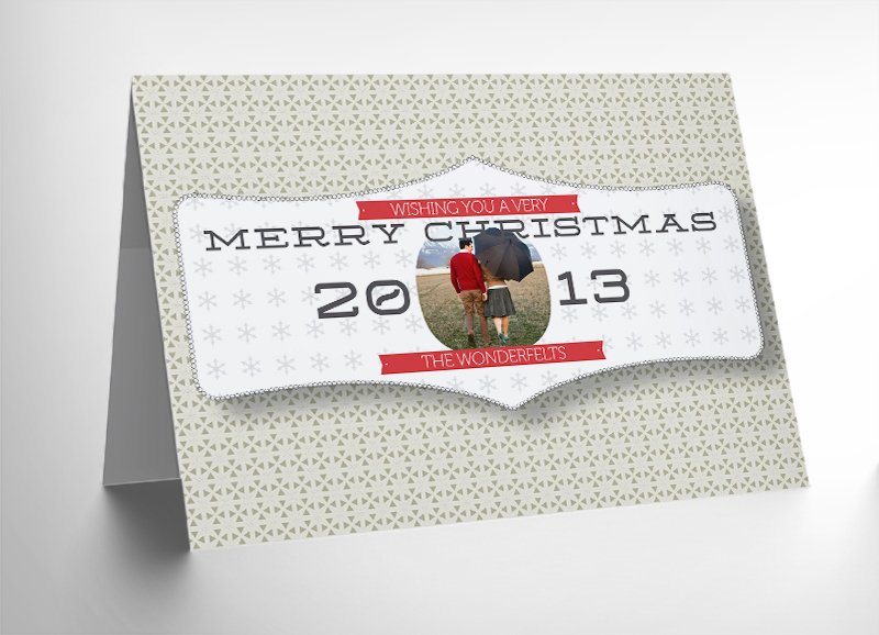 Free - 10 5x7 Holiday Photo Card Templates for Photoshop