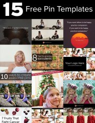 15 Free Pinterest Pin Templates 15 Free Pinterest Pin Templates