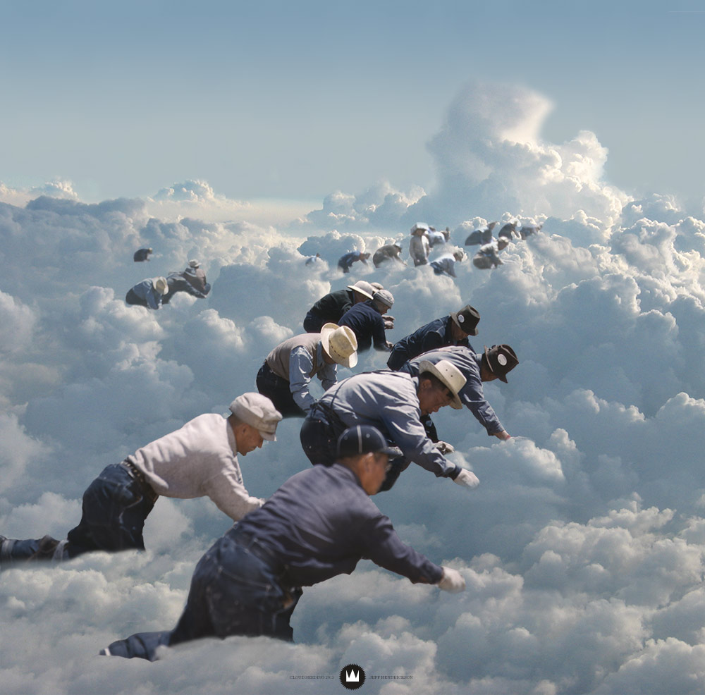 Cloud Seeding - Collage by Jeff Hendrickson