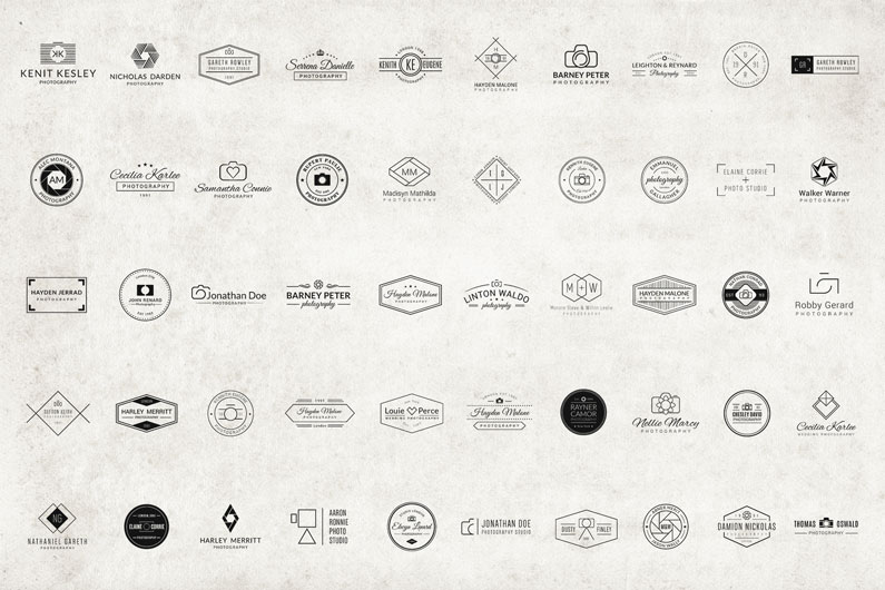 50 photographer Logos 1