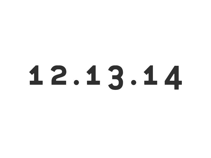 Happy Sequential Date Day!