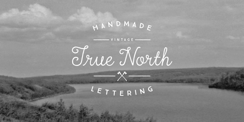 True North Script - 14 Retro-Style, Vintage-esque and Hipster Fonts