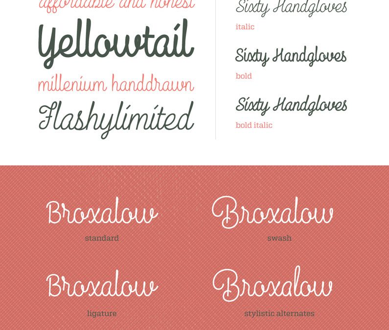Heyzilla is a multipurpose script font that suitable for any kind of project. It contains 379 glyphs in total and 187 alternate characters that divided into several OpenType features such as Ligature, Contextual alternates, swash, stylistic sets and stylistic alternates that allows you to mix and match pairs of letters to fit your design.
