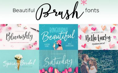 63 Brush Script Fonts – Some Free