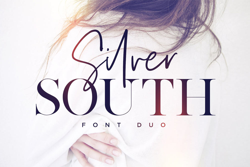 Silver South Signature Font