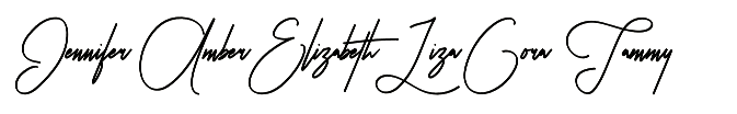 Peter Jhons Signature Font